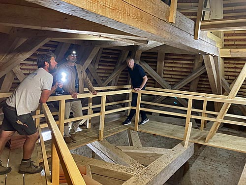 im Dachstuhl von St. Leonhard im Dachstuhl von St. Leonhard