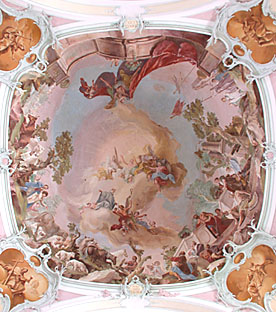 St. Leonhard, Deckenfresko von 1769 St. Leonhard, Deckenfresko von 1769