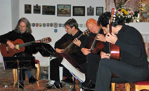 Das Aighetta-Quartett in St. Leonhard Das Aighetta-Quartett in St. Leonhard