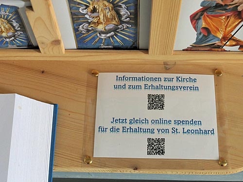 QR-Codes in St. Leonhard QR-Codes in St. Leonhard
