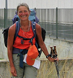 Ursula Rosche auf dem Jakobsweg Ursula Rosche auf dem Jakobsweg