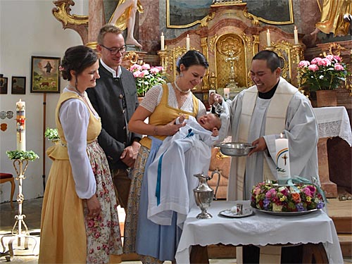 Taufe in St. Leonhard